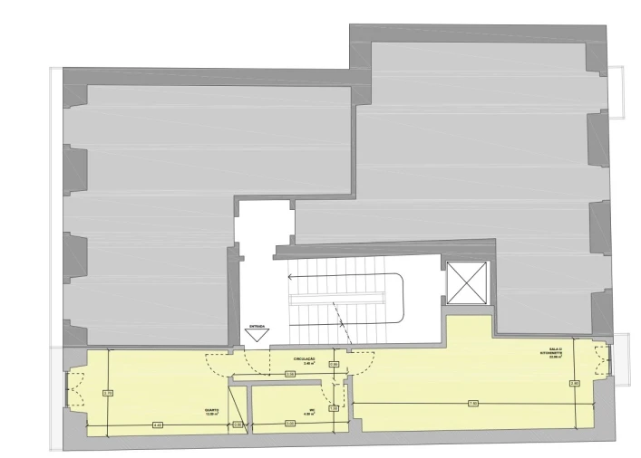 Apartamento T1 para Arrendamento em Arroios Planta 2