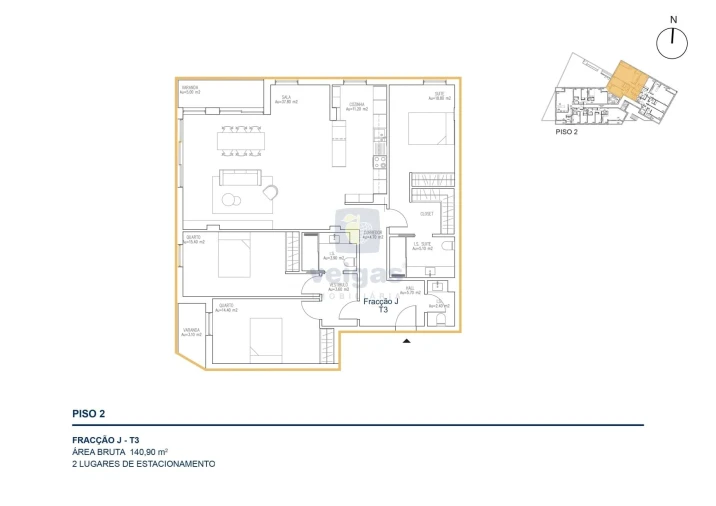 Apartamento T3 para Venda em Atouguia da Baleia Foto 17