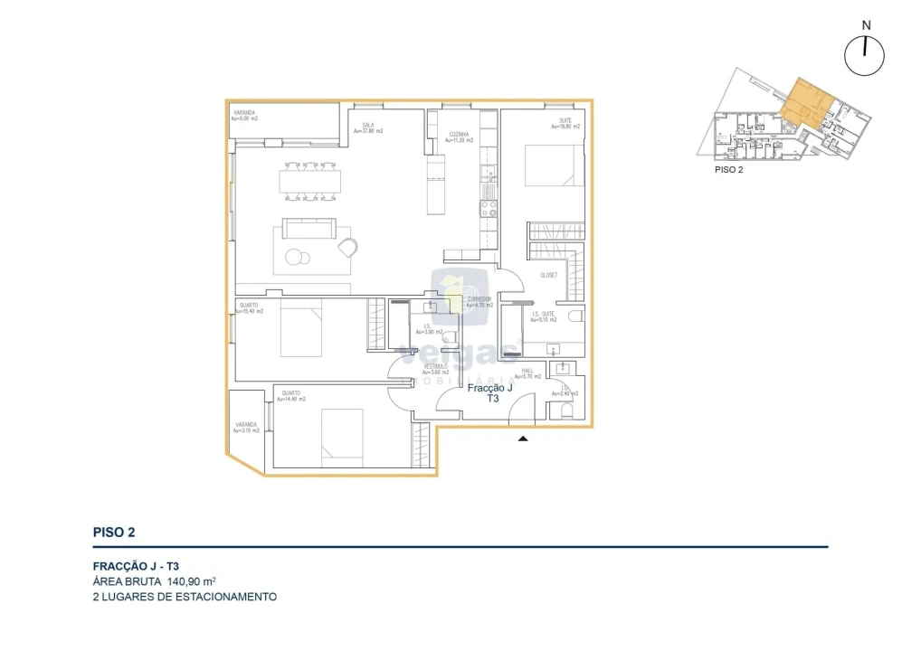 Apartamento T3 para Venda em Atouguia da Baleia Foto 17