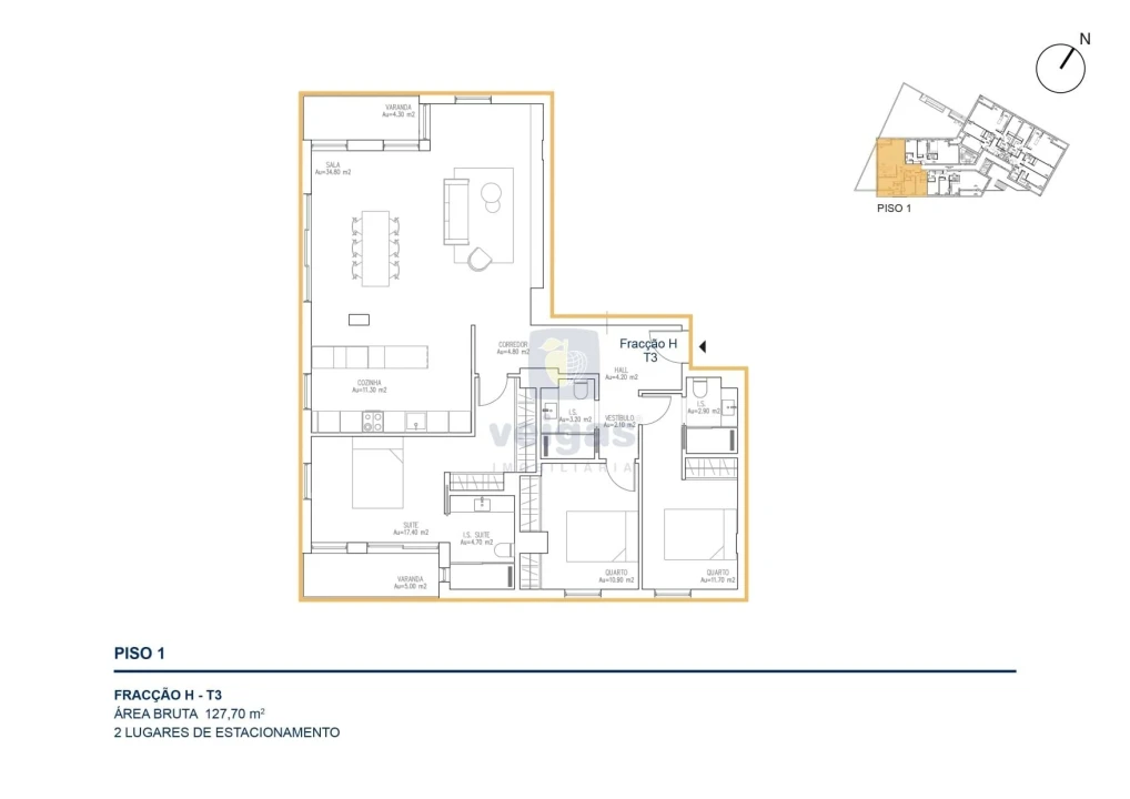 Apartamento T3 para Venda em Atouguia da Baleia Foto 17