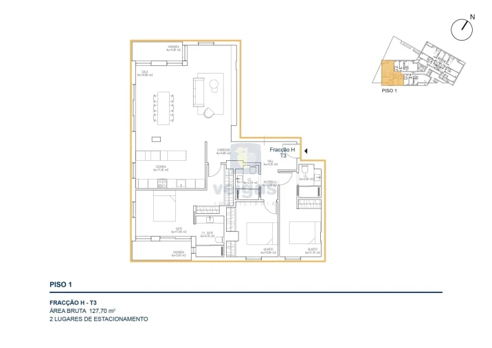Apartamento T3 para Venda em Atouguia da Baleia Foto 17