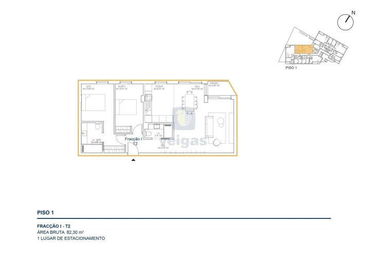 Apartamento T2 para Venda em Atouguia da Baleia Foto 18