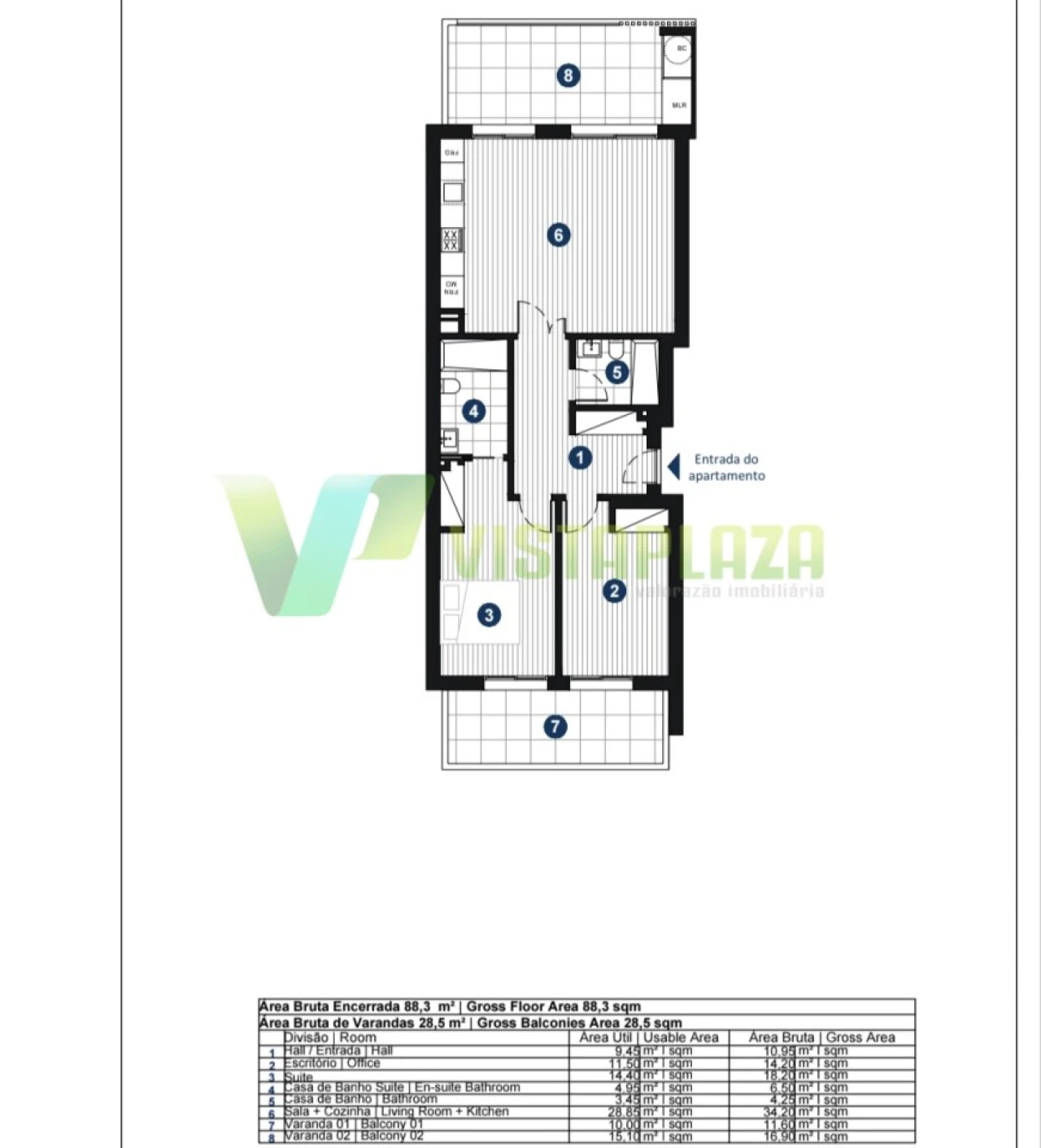 Apartamento T3 para Venda em Portimão Foto 36