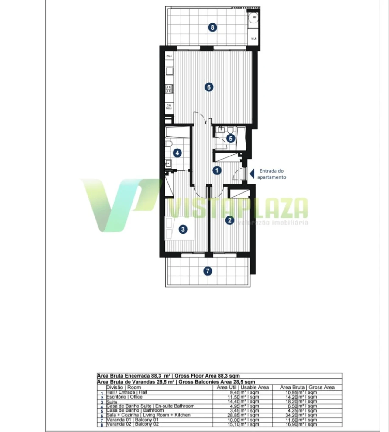 Apartamento T3 para Venda em Portimão Foto 35