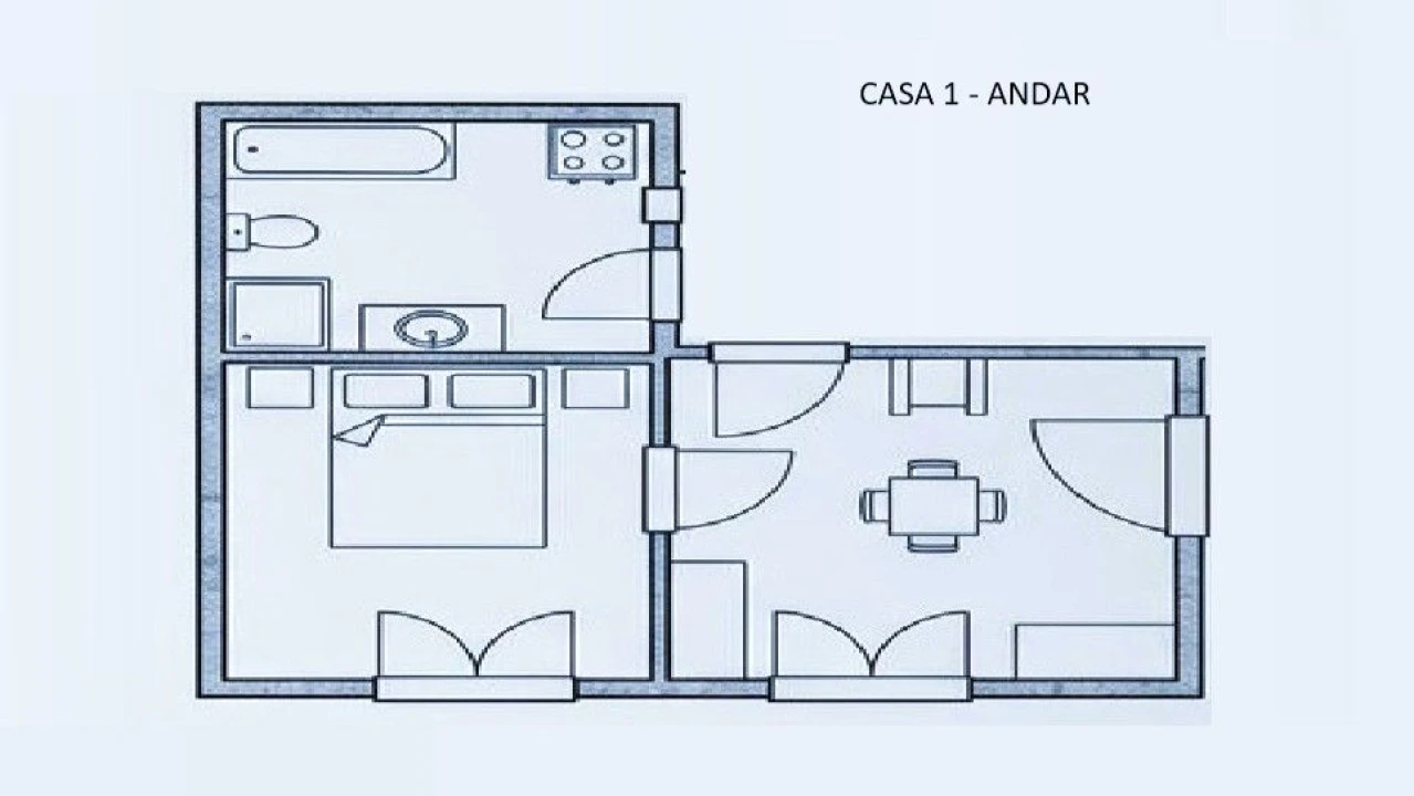 Moradia T3 para Venda em Campelo e Ovil Planta 2