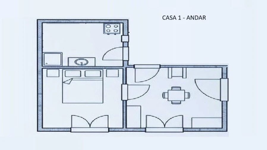 Moradia T3 para Venda em Campelo e Ovil Planta 2