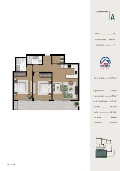 Apartamento T2 para Venda em Ponta do Sol