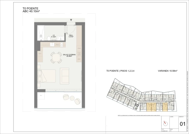 Apartamento para Venda em Oliveira do Douro Planta 1