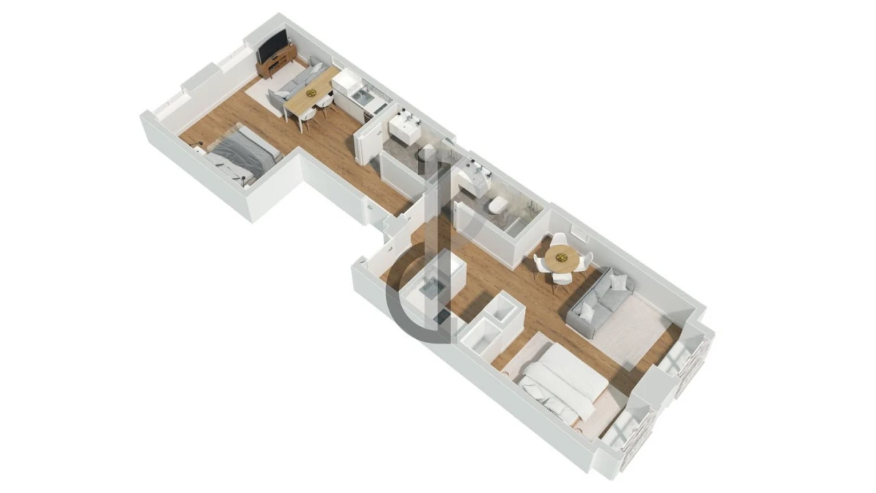 Apartamento T1 para Venda em Santa Marinha e São Pedro da Afurada Foto 31