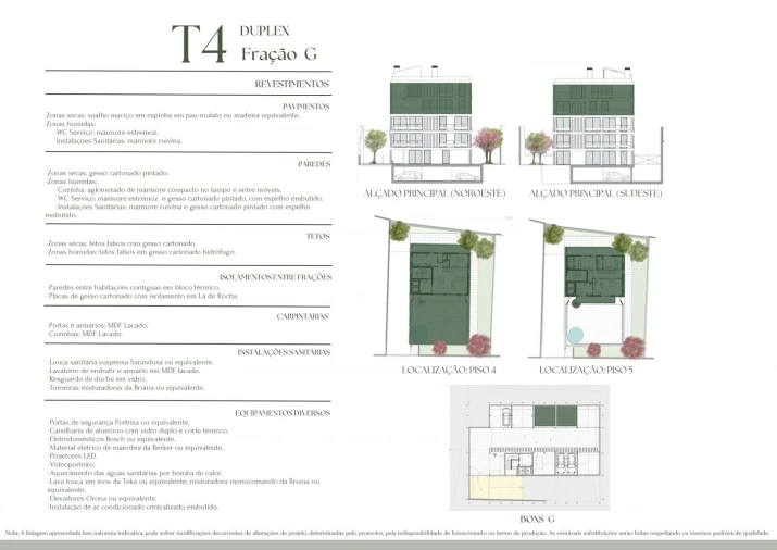 Apartamento T4 para Venda em Lordelo do Ouro e Massarelos Planta 2