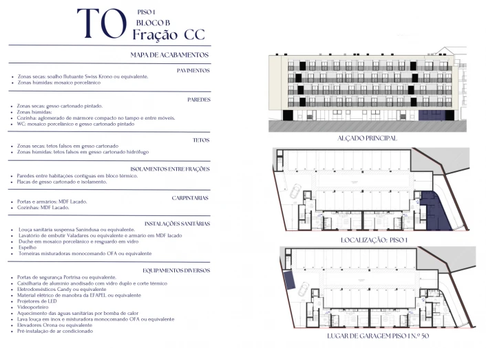 Apartamento T0 para Venda em Paranhos Planta 2