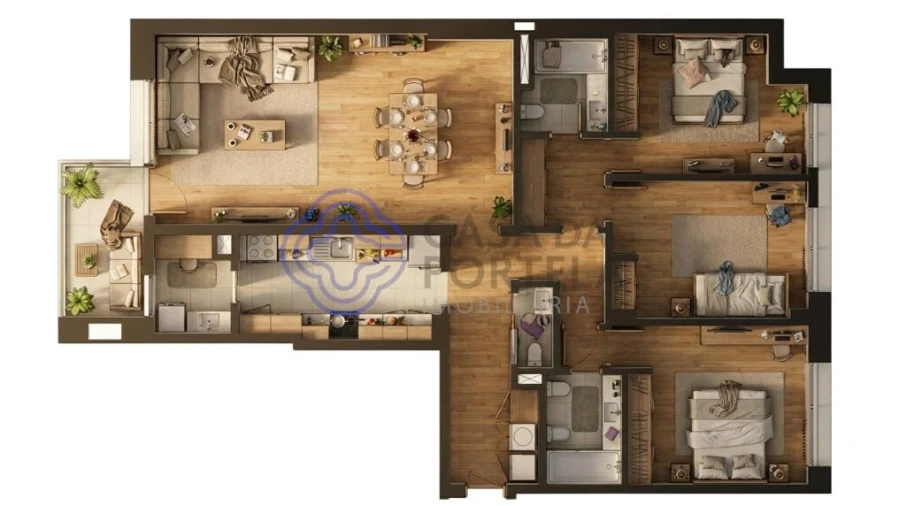 Apartamento T3 para Venda em Cedofeita, Santo Ildefonso, Sé, Miragaia, São Nicolau e Vitória Planta 1