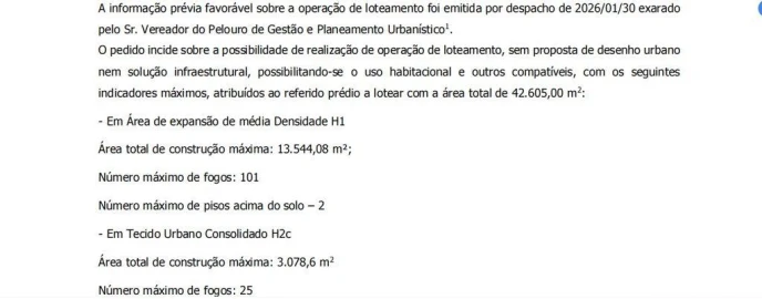 Terreno para Venda em Palmela