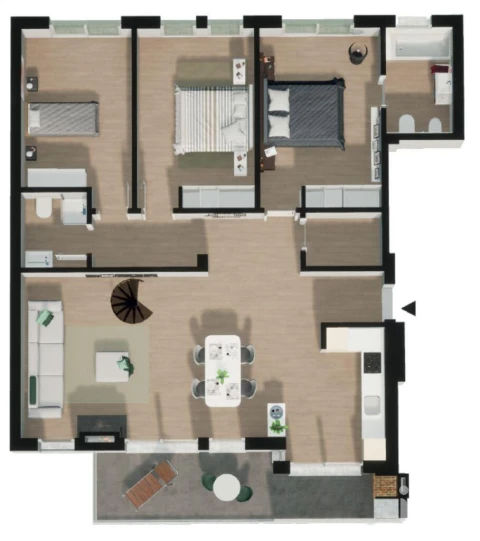 Apartamento T3 para Venda em A dos Cunhados e Maceira