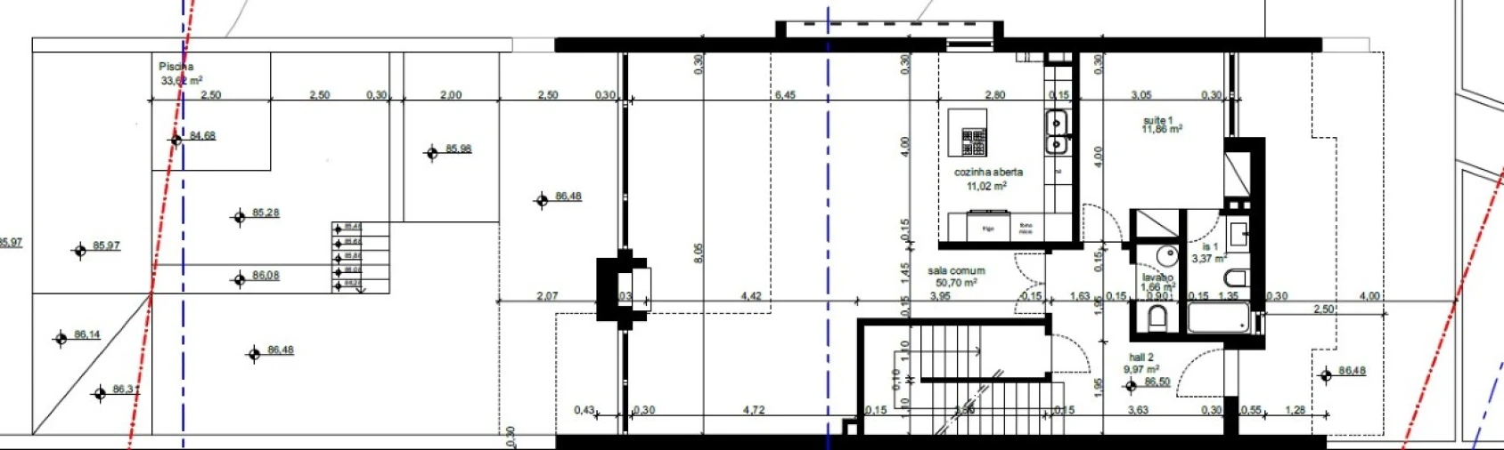 Moradia T4 para Venda em Alcabideche Planta 1