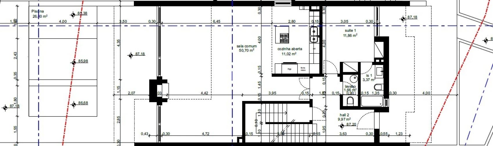 Moradia T4 para Venda em Alcabideche Planta 1