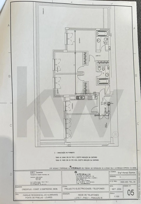Apartamento T3 para Arrendamento em Santo António dos Cavaleiros e Frielas