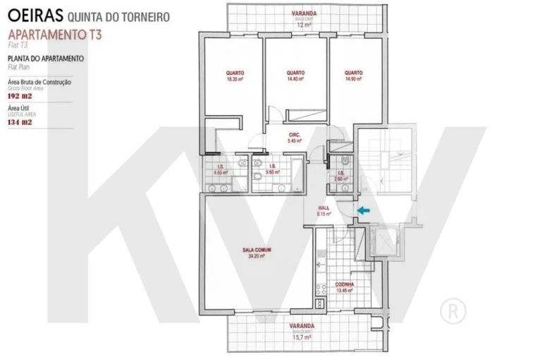 Apartamento T3 para Arrendamento em Oeiras e São Julião da Barra, Paço de Arcos e Caxias Foto 49