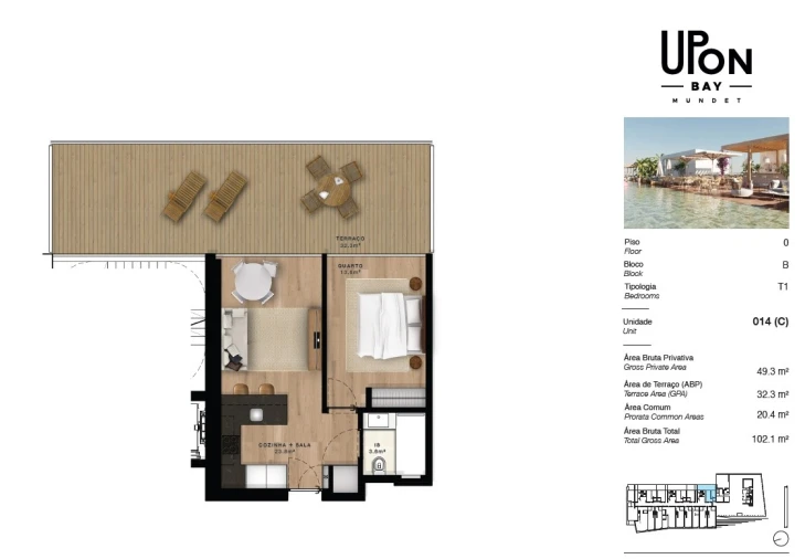 Apartamento T1 para Venda em Seixal, Arrentela e Aldeia de Paio Pires Planta 1