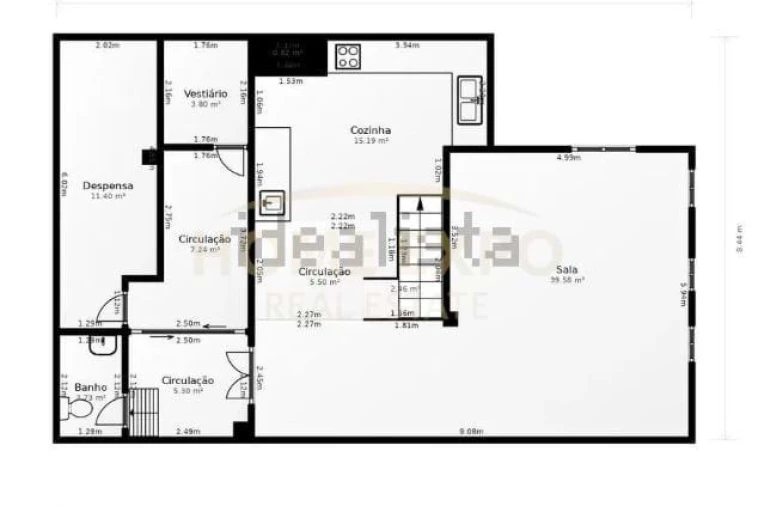 Negócio para Venda em Alvalade Planta 1