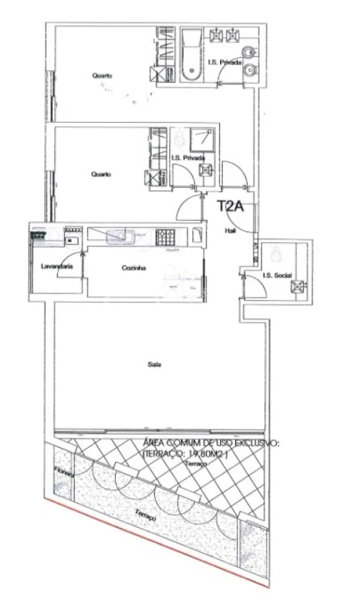 Apartamento T2 para Arrendamento em Funchal (Se)