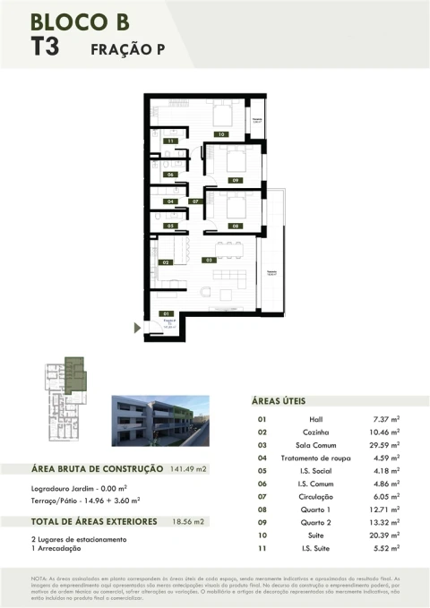 Apartamento T3 para Venda em Camara de Lobos
