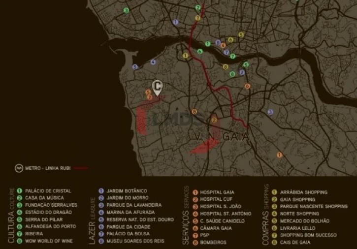 Apartamento T1 para Venda em Canidelo Foto 13