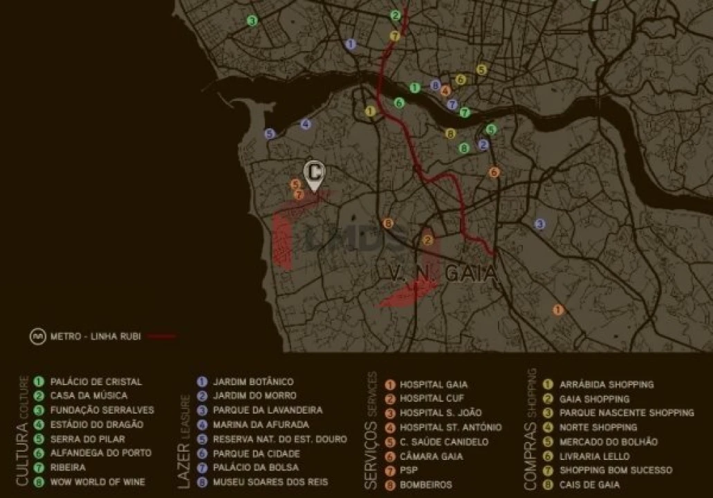 Apartamento T1 para Venda em Canidelo Foto 13