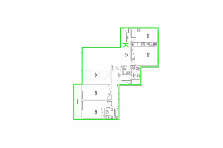 Apartamento T3 para Venda em Póvoa de Santo Adrião e Olival Basto Planta 1