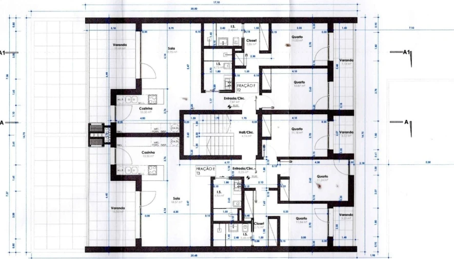 Apartamento T2 para Venda em Fernao Ferro Planta 1