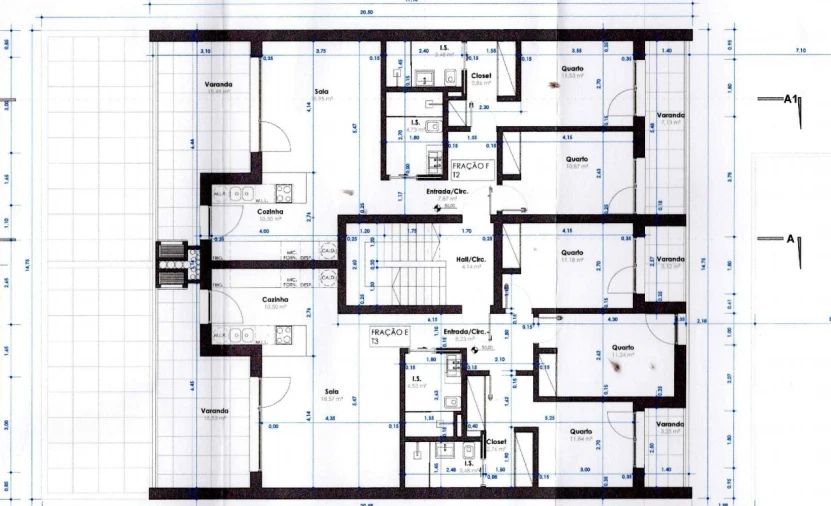Apartamento T3 para Venda em Fernao Ferro Planta 1