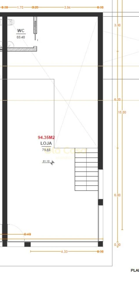 Loja para Arrendamento em Fânzeres e São Pedro da Cova