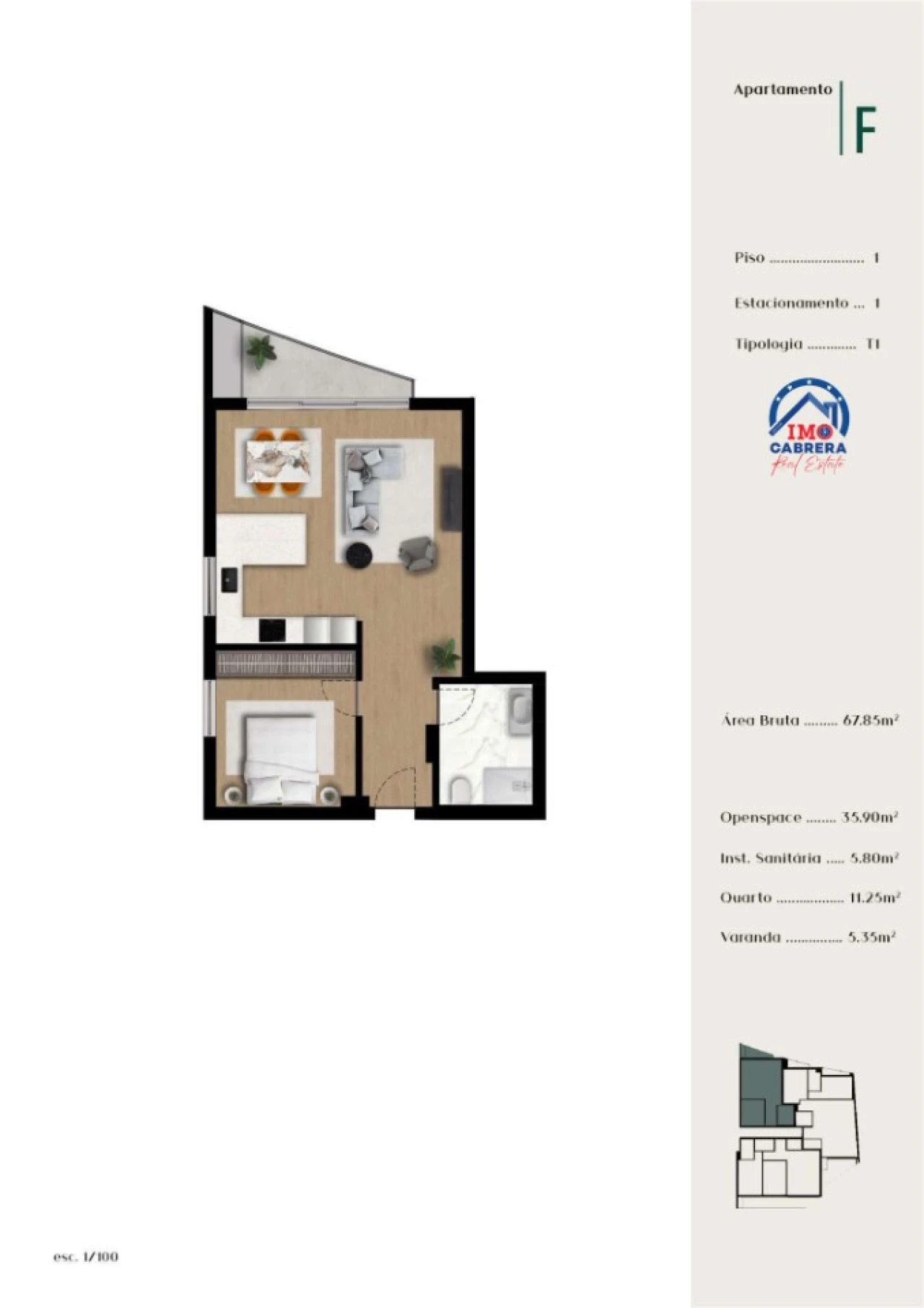 Apartamento T1 para Venda em Ponta do Sol Foto 12