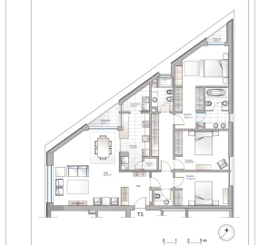 Apartamento T3 para Venda em Oliveira do Douro