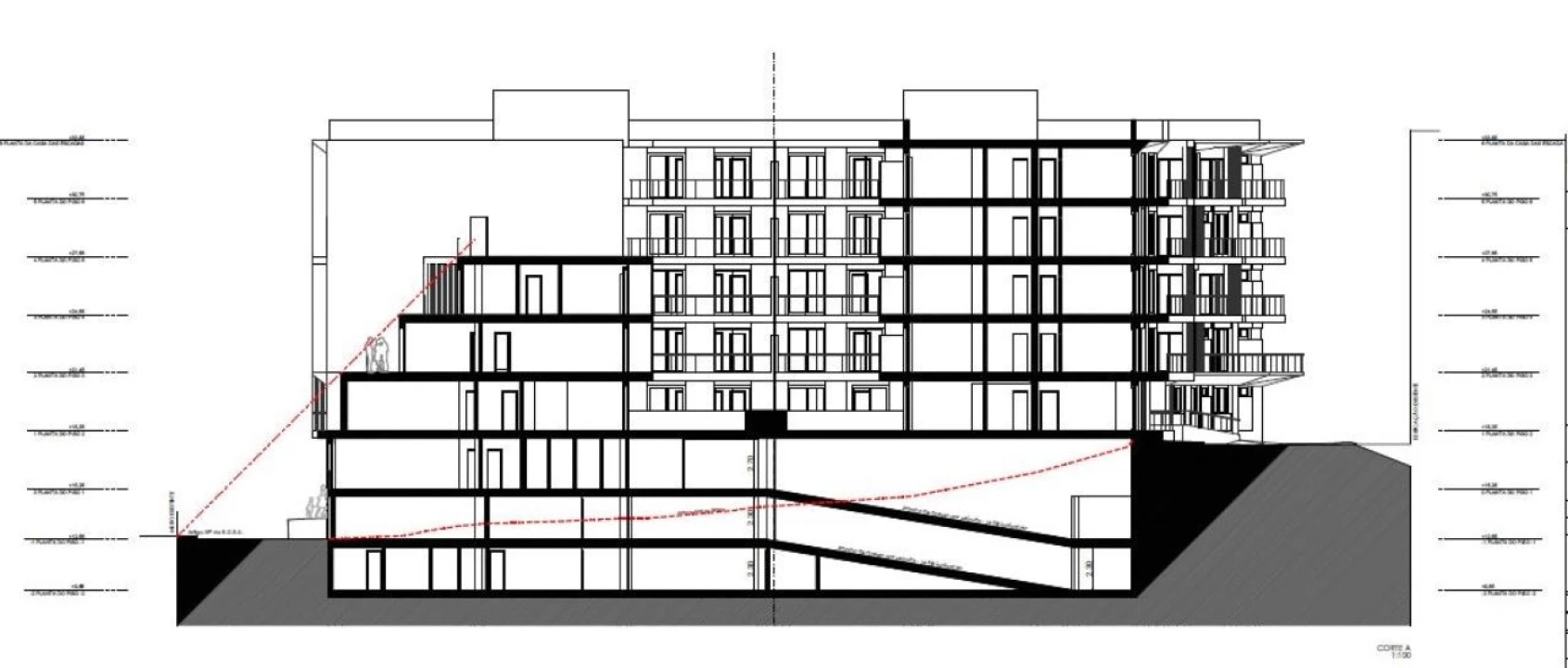 Terreno para Venda em Quarteira Planta 3