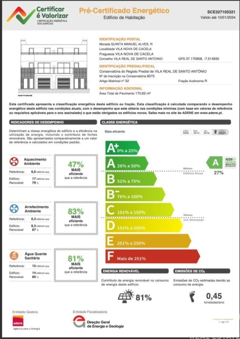 Moradia T3 para Venda em Vila Nova de Cacela