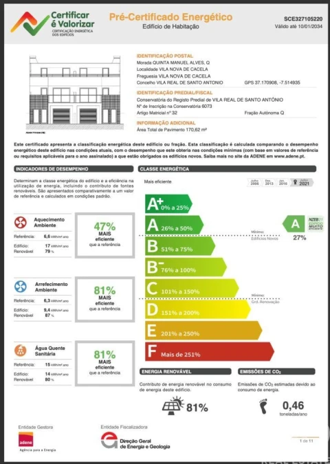 Moradia T3 para Venda em Vila Nova de Cacela