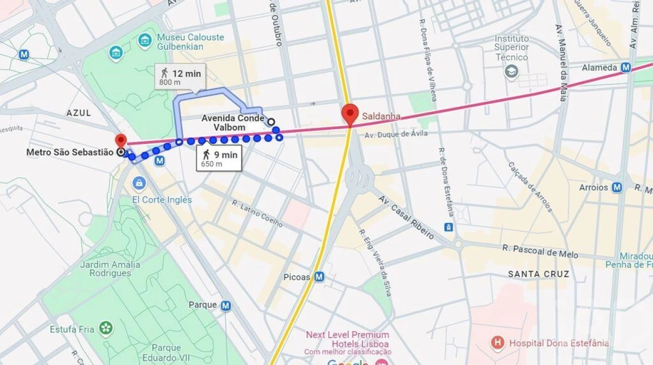 Apartamento T1 para Arrendamento em Avenidas Novas Foto 19