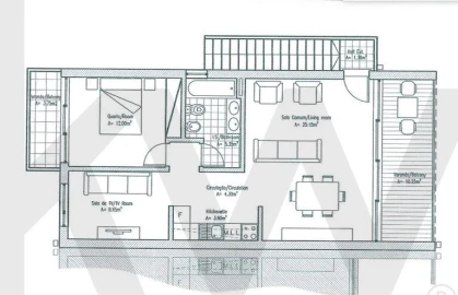 Apartamento T1 para Venda em Quinta do Anjo