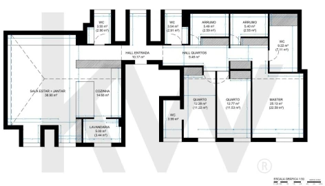 Apartamento T3 para Venda em Lordelo do Ouro e Massarelos