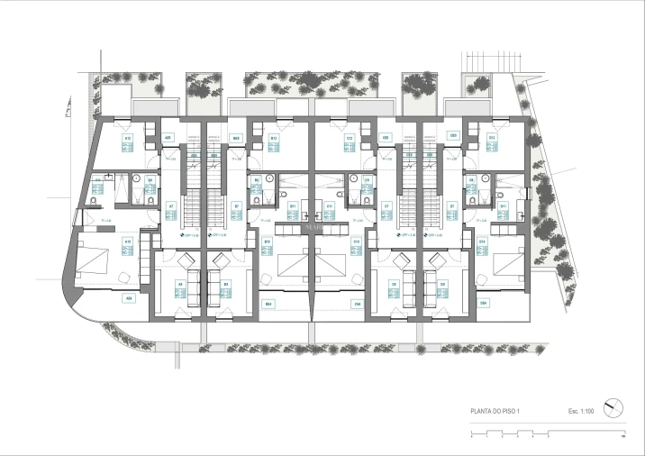 Moradia T3 para Venda em Lagos (São Sebastião e Santa Maria) Planta 1