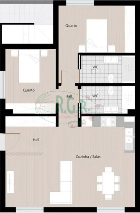 Moradia T2 para Venda em Gondomar (São Cosme), Valbom e Jovim