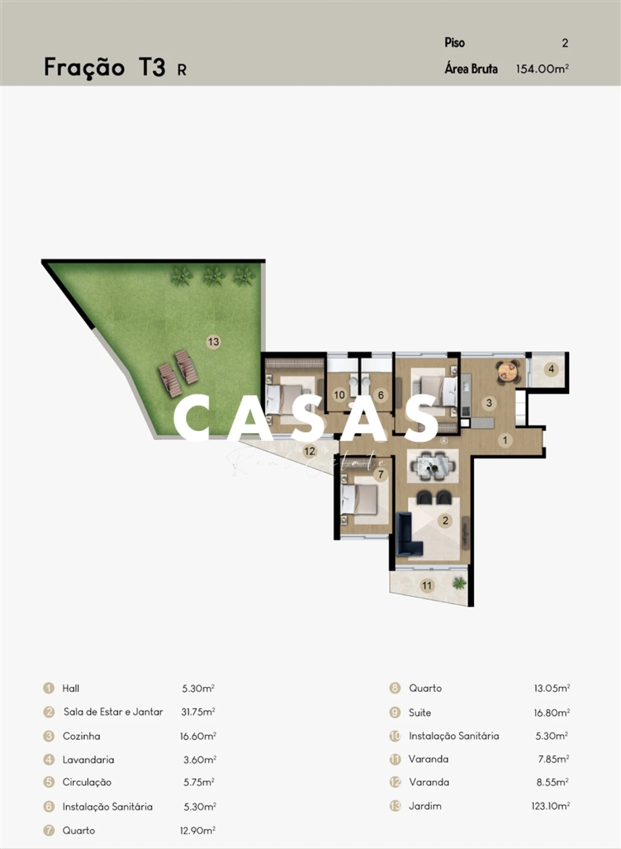 Apartamento T3 para Venda em Camara de Lobos Foto 14