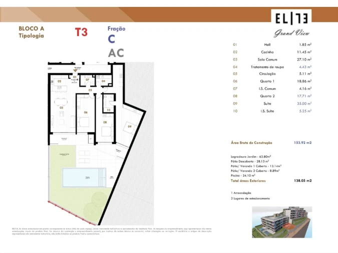 Apartamento T3 para Venda em Estreito de Camara de Lobos Foto 18
