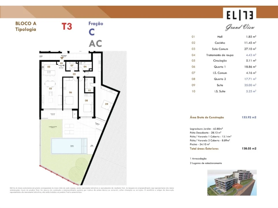 Apartamento T3 para Venda em Estreito de Camara de Lobos Foto 18