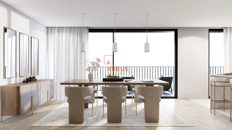 Apartamento T3 para Venda em São João Baptista Foto 4