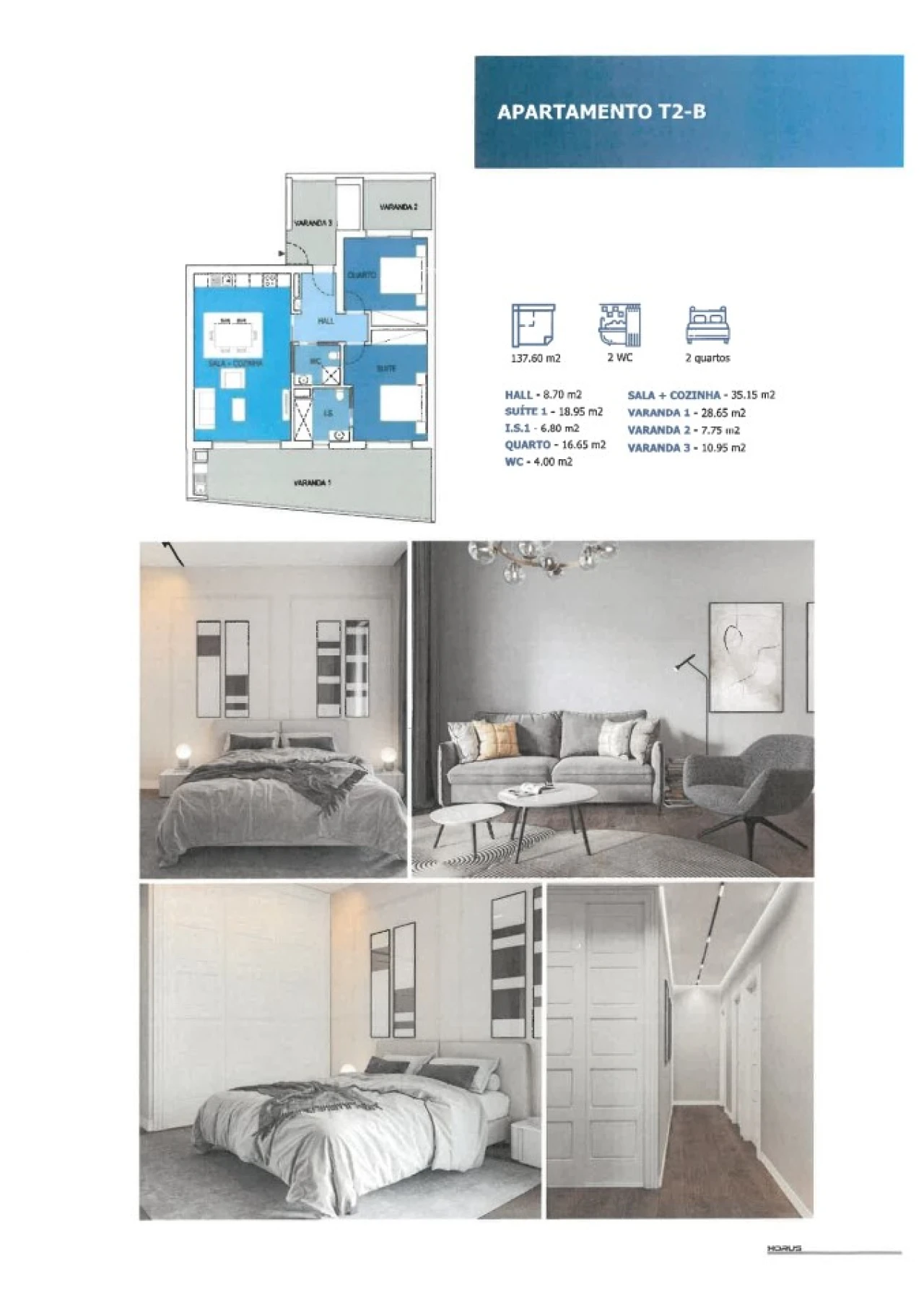Apartamento T2 para Venda em Portimão Planta 2