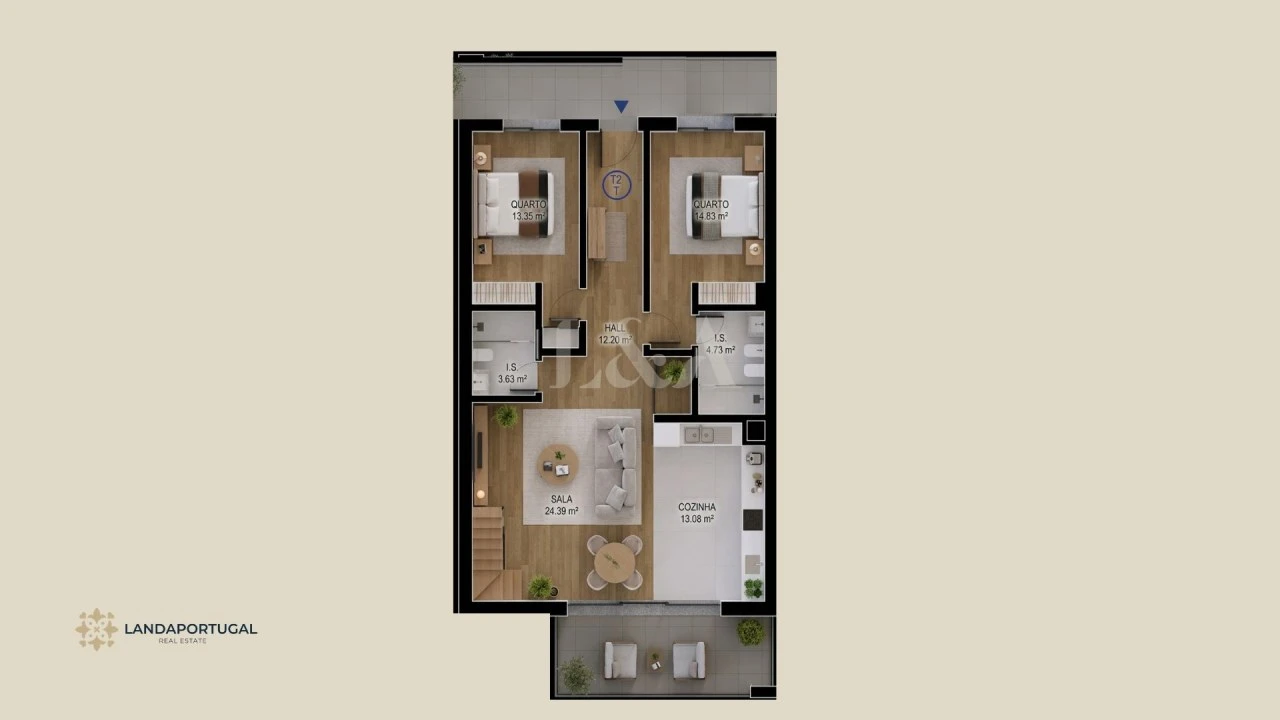 Apartamento T2 para Venda em Tavira (Santa Maria e Santiago) Foto 16