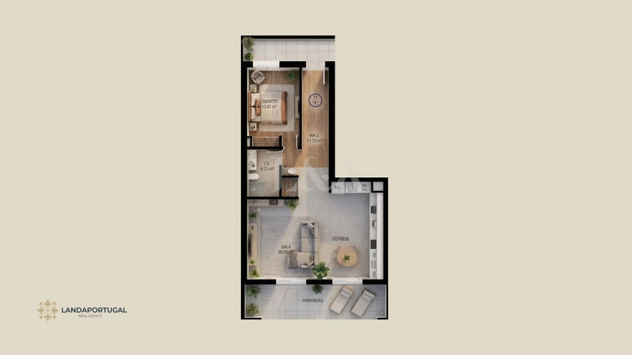 Apartamento T1 para Venda em Tavira (Santa Maria e Santiago) Foto 13