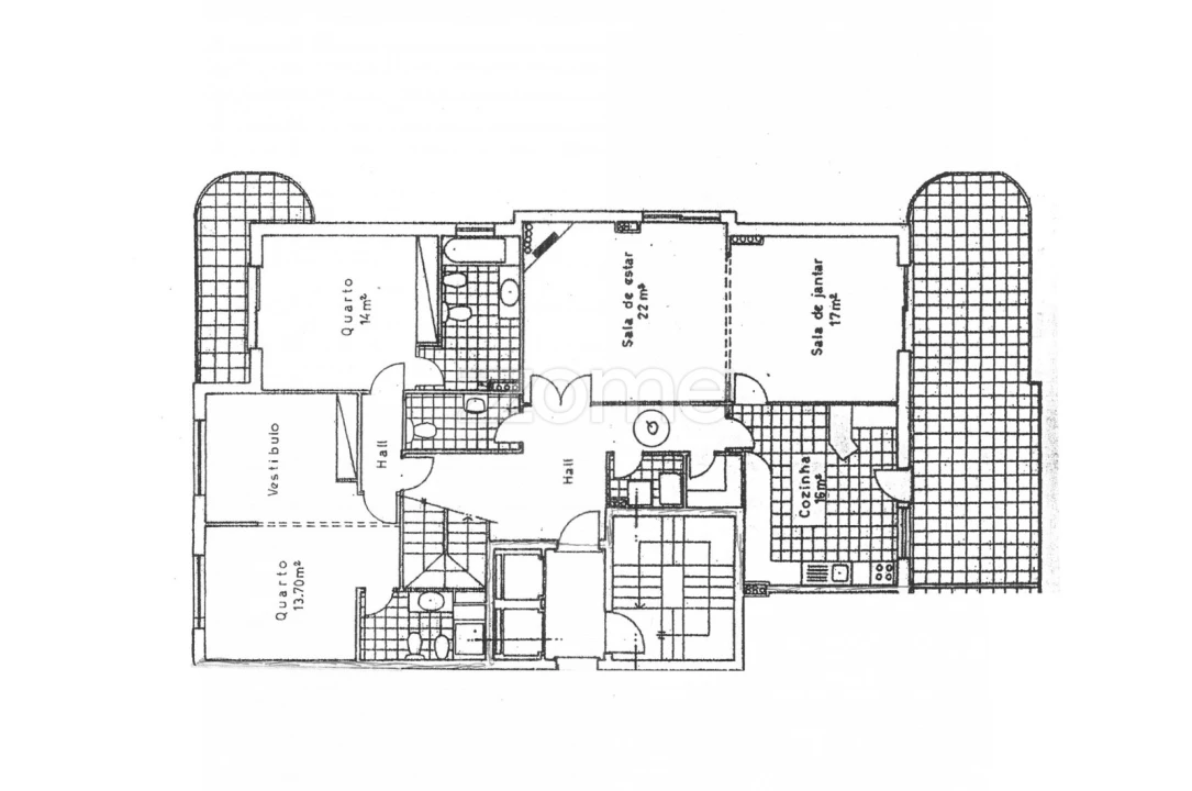Apartamento T6 para Venda em Santa Marinha e São Pedro da Afurada Planta 3